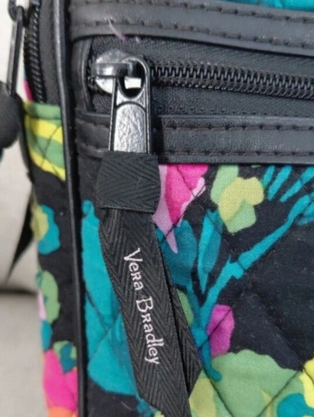 Vera Bradley Quilted Floral Crossbody Bag